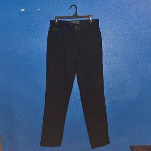 Calvin Klein Slim Fit Pants W33 × L32 – Infinite Flex Waist, Dark Blue – Men’s